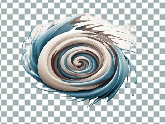 PSD swirls van gemengde verf foto png