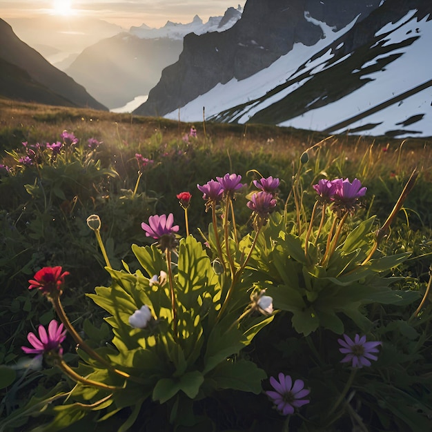 PSD switzerland mountain landscape