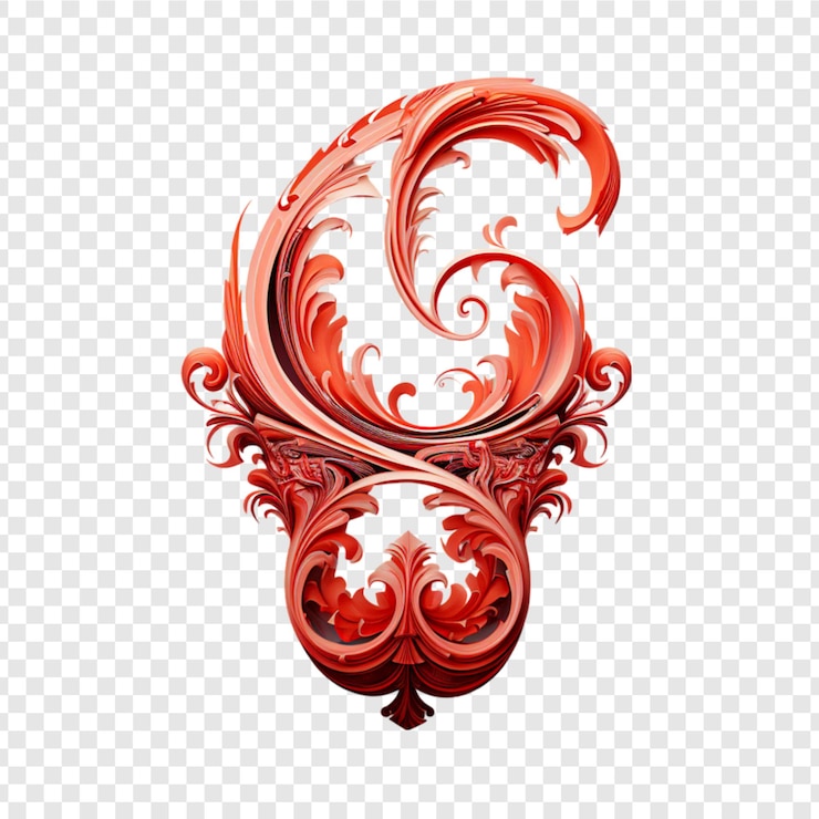 PSD 符號創意 ampersand 抽象 隔離在透明的背景上
