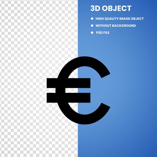 PSD symbol euro sign