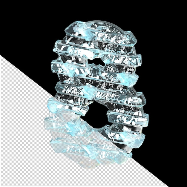 PSD アイスストラップ番号 8 のシンボル