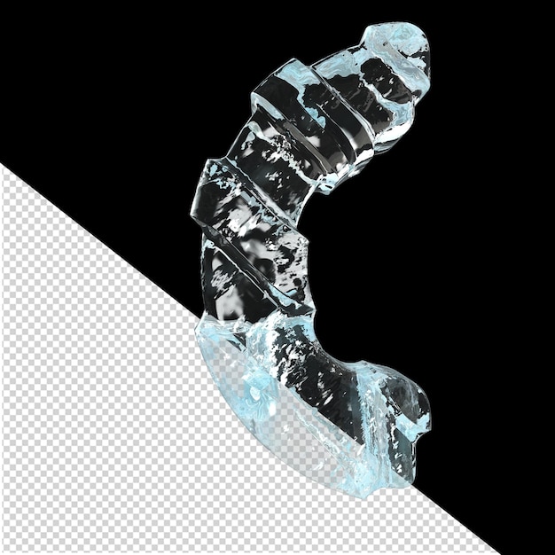 PSD symbol lodu z ukośnymi grubymi paskami