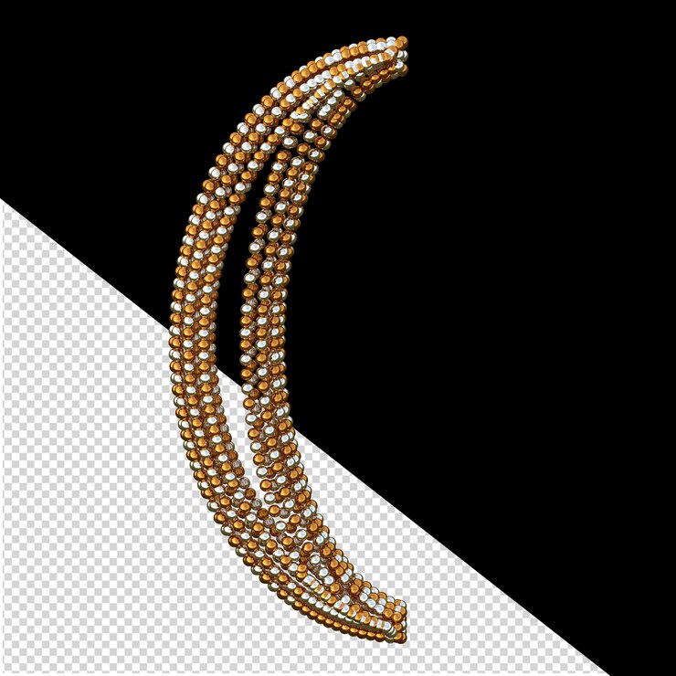 PSD symbol of small silver and gold spheres