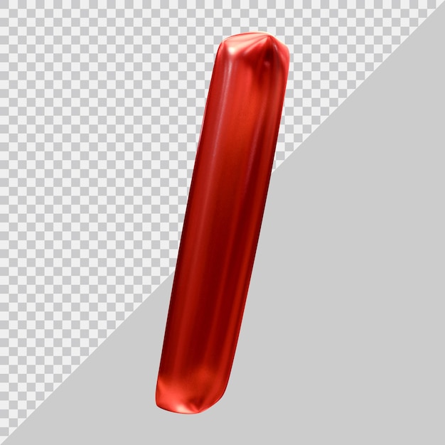 PSD symbol ukośnika w renderowaniu 3d