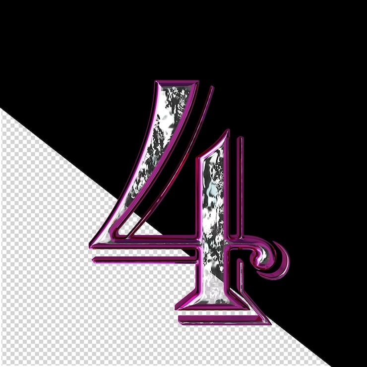 PSD symbol w fioletowej ramce numer 4