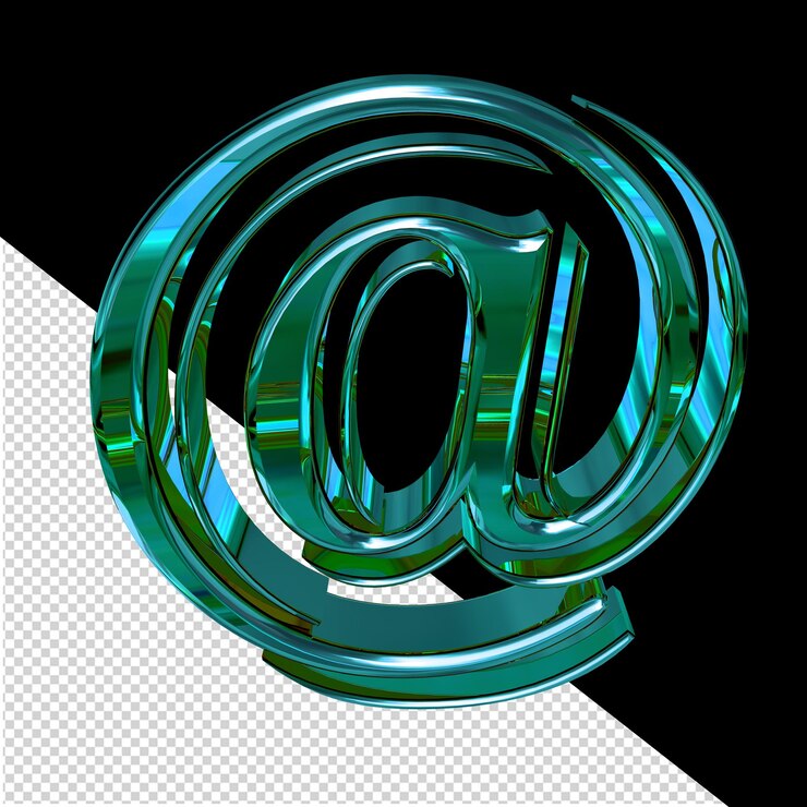 PSD symbol wykonany z turkusu