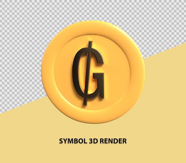 Symbool 3d render