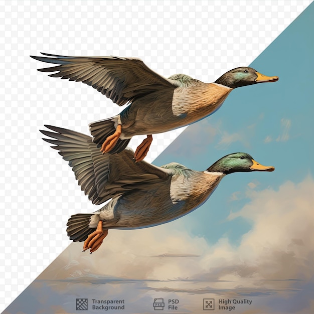 Synchronizacja Nieba Przez Duet Mallards