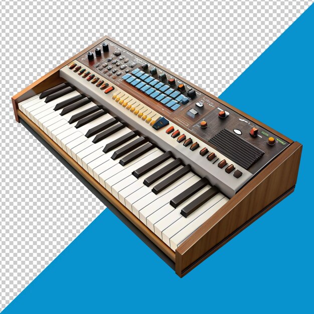 PSD synthesizer on transparent background