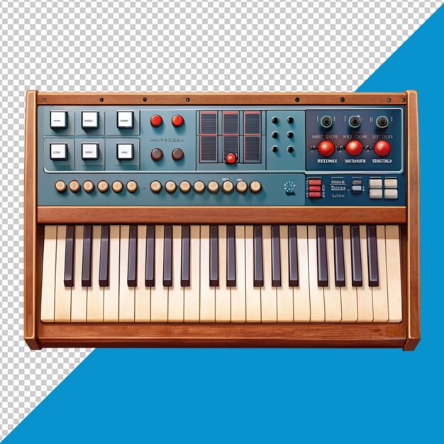 PSD synthesizer on transparent background