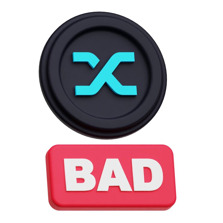 PSD synthetix crypto token 3d icon isolated on the white background