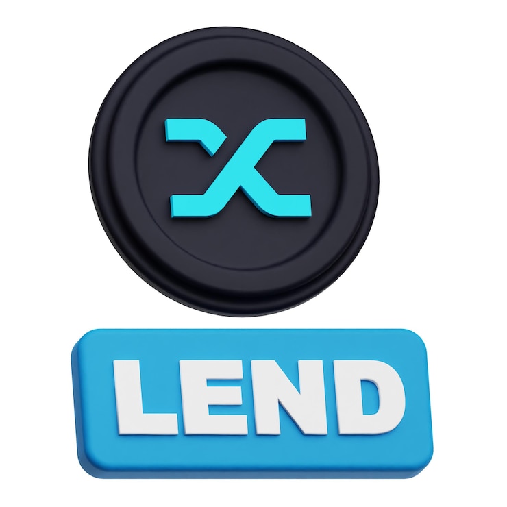 PSD synthetix crypto token 3d icon isolated on the white background