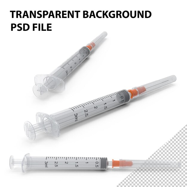 PSD 주사기 3ml png