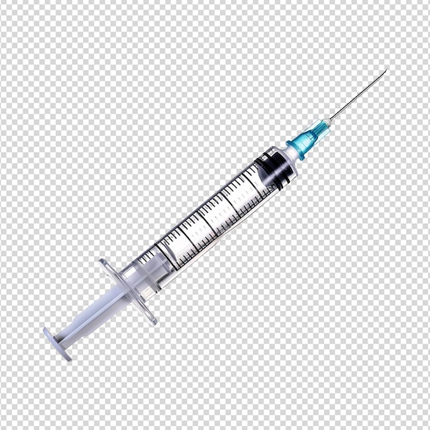 PSD a syringe with a syringe on it