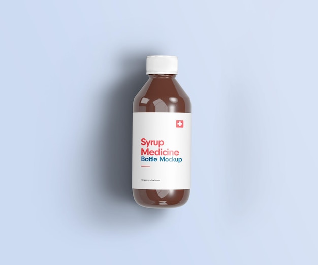 PSD syrup bottle scene