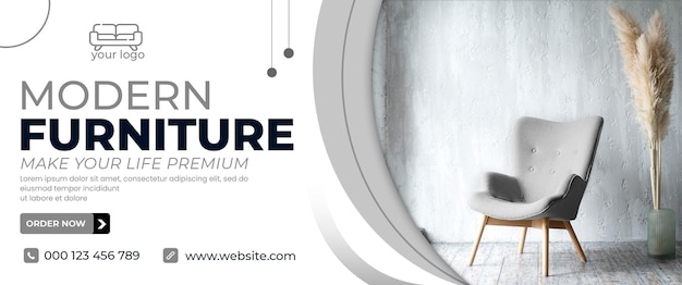 Szablon banera Modern Furniture Design