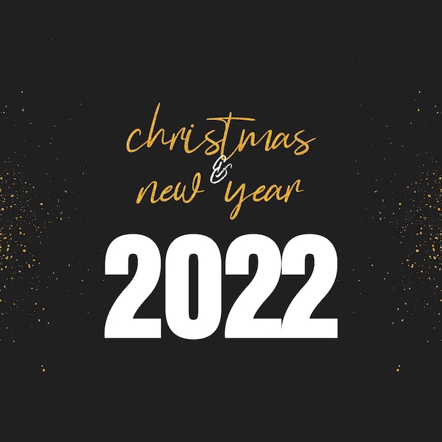 PSD szablon banera szczęśliwego nowego roku 2022 psd