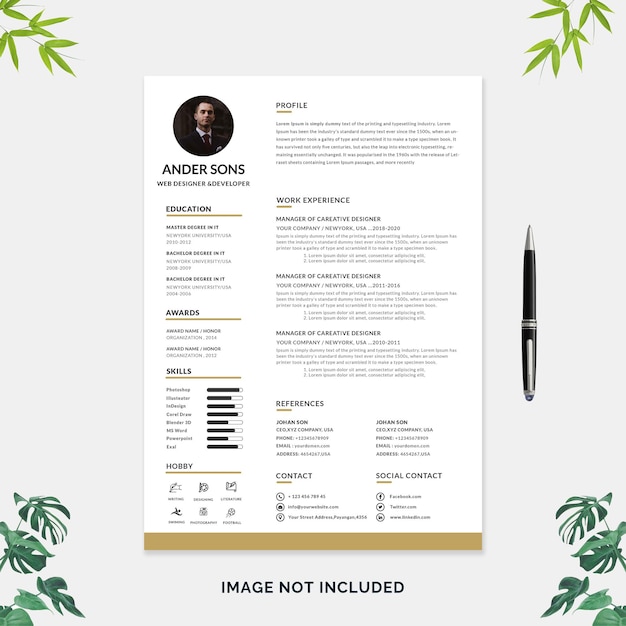 szablon CV