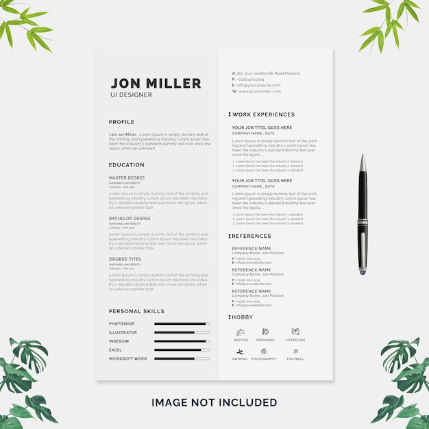 szablon CV