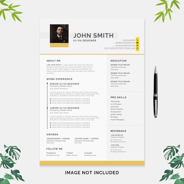 szablon CV