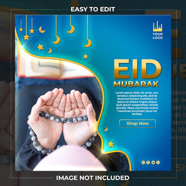 Szablon Eid Mubarak
