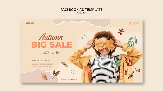 Szablon facebook sezonu jesiennego
