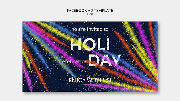 Szablon Facebook Uroczystości Festiwalu Holi