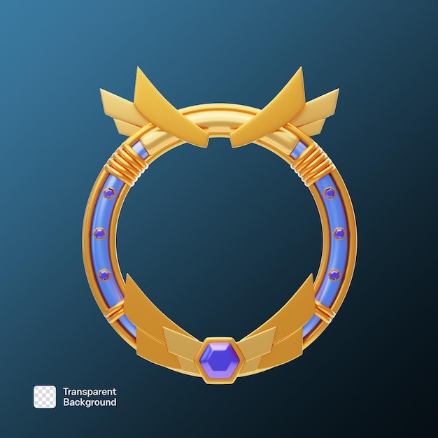 Szablon Fantasy Frame 3D PNG