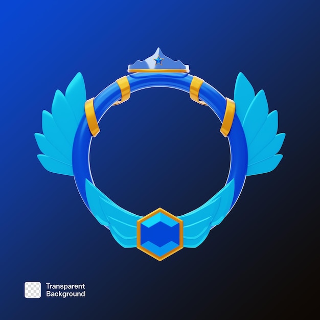 Szablon Fantasy Frame 3D PNG