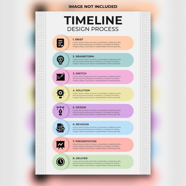 Szablon graficzny Timeline Info