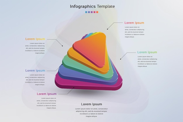 PSD szablon infografiki