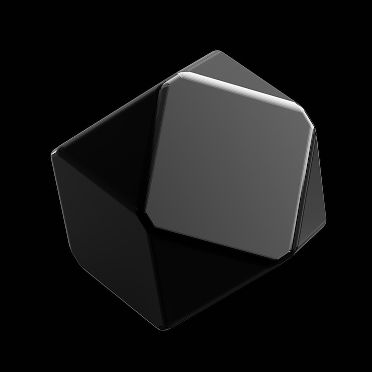 PSD szablon kształtu png abstrakcyjnego geometrii 3d
