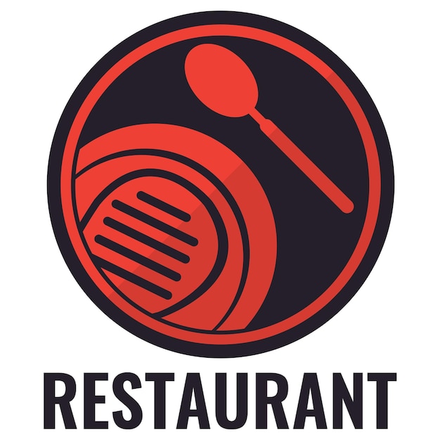 Szablon logo restauracji