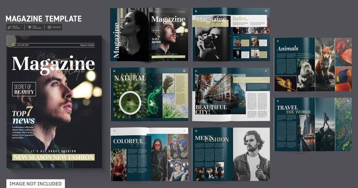 PSD szablon magazynu