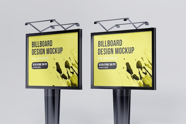 Szablon makiety billboardu reklamowego
