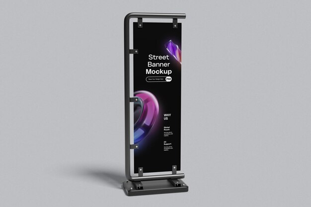 Szablon Mockup Banner Street