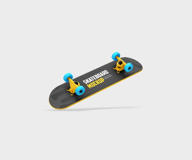 PSD szablon mockup skateboard psd