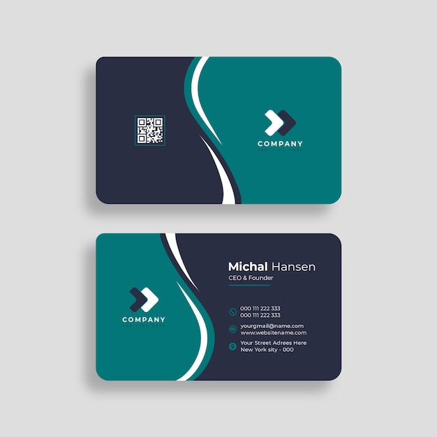Szablon PSD Projekt wizytówki