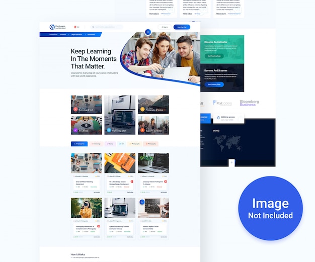 Szablon Psd Strony Internetowej Digital Lms