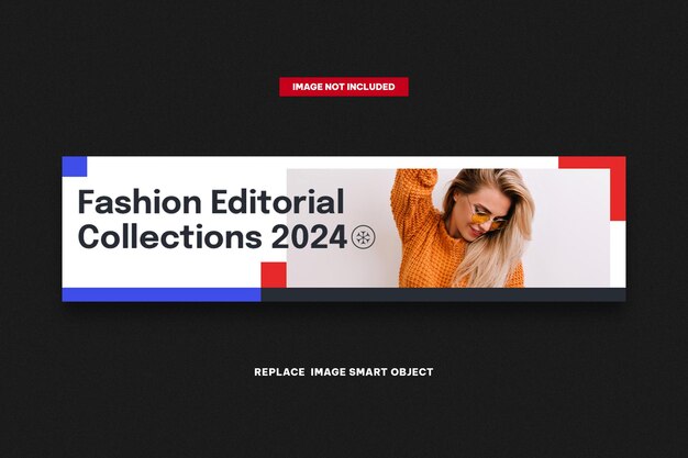 PSD szablon sieci web banery moda