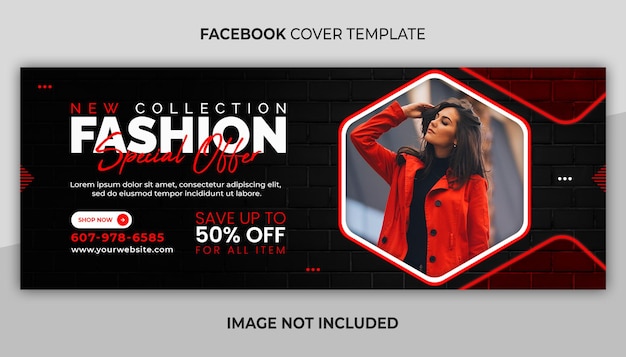 Szablon Sprzedaży Mody Na Facebooku W Mediach Społecznościowych