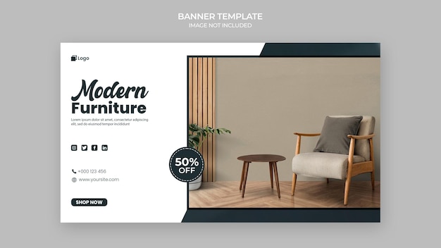 Szablon transparentu e-commerce
