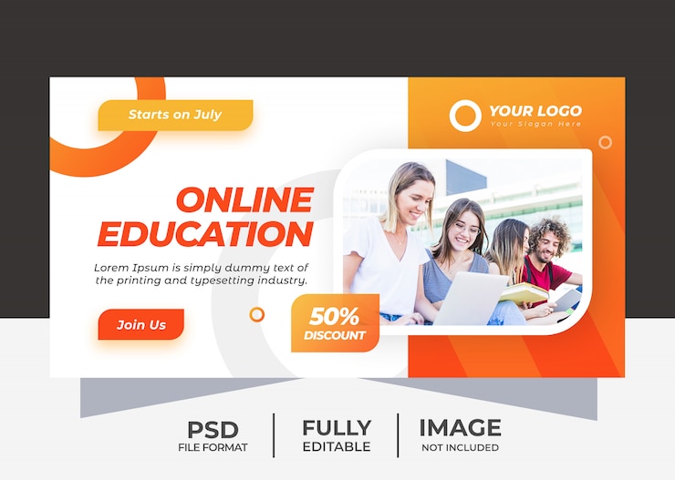 Szablon transparentu eudcation online