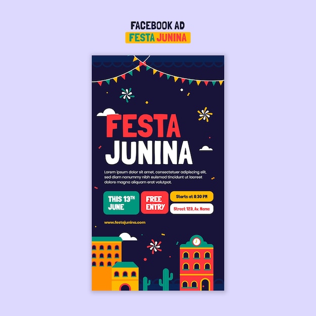 Szablon Uroczystości Festa Junina