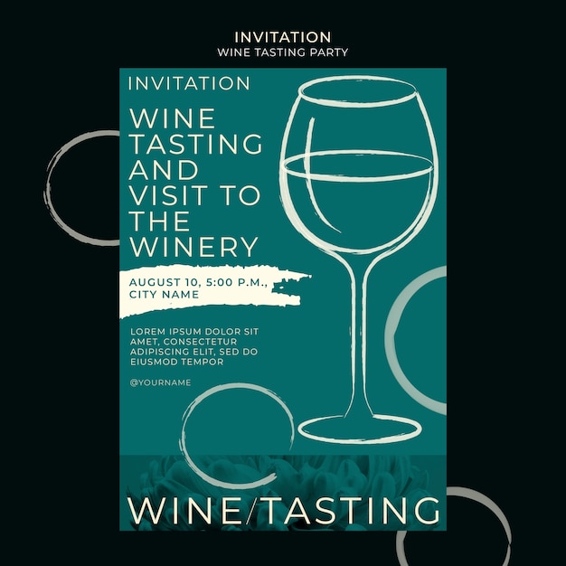 Szablon Zaproszenia Na Degustację Wina
