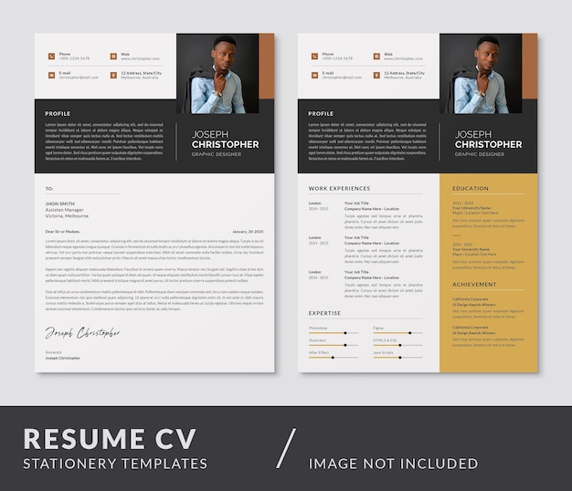 Szablony Psd Creative Modern Cv Cv