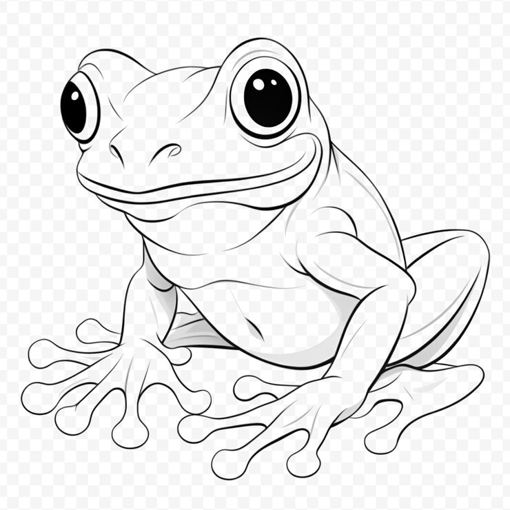 PSD szczegółowa ilustracja artystyczna zwierząt na przezroczystym tle