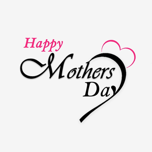 PSD szczęśliwego dnia matki w mediach społecznościowych, szablon postów na instagramie i stylowy tekst dekoracyjny na dzień matki