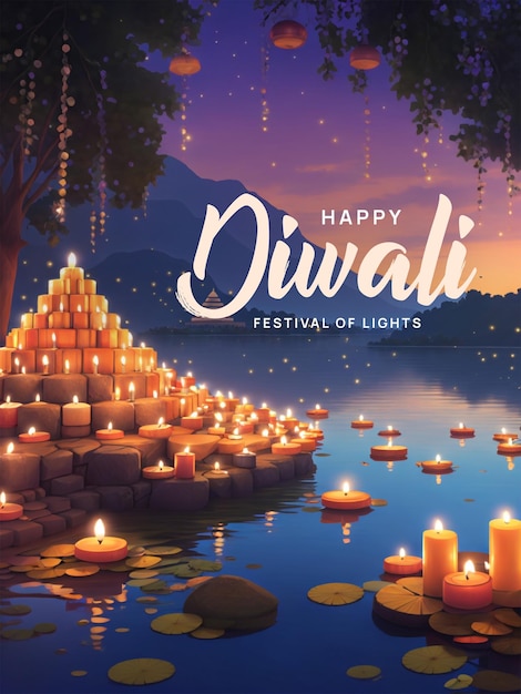 Szczęśliwego Święta Światła Diwali