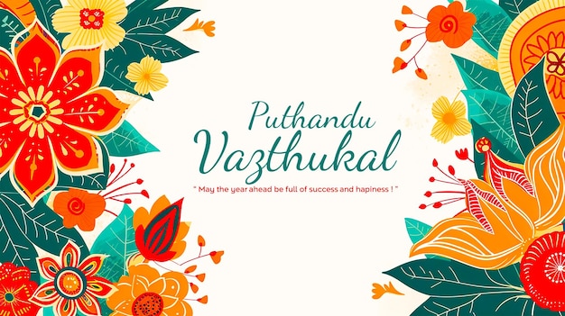 Szczęśliwego Tamilskiego Nowego Roku Puthandu